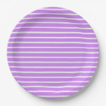 Create Your Background Color with White Stripes 20 Paper Plates