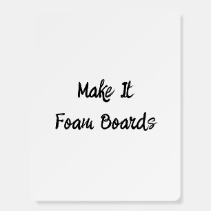 Create Your Brand Promotion 11" x 14" Round Foam Board