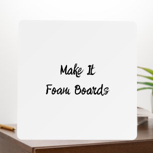 Create Your Brand Promotion 12" x 12" Round Foam Board