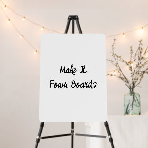 Create Your Brand Promotion 18" x 24" Round Foam Board