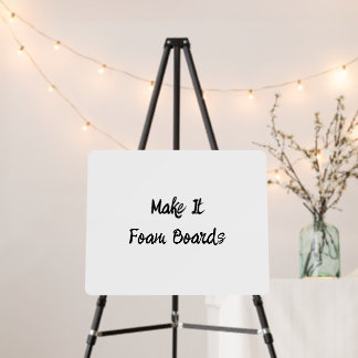Create Your Brand Promotion 20" x 16" Round Foam Board
