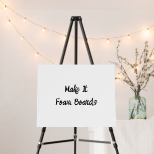 Create Your Brand Promotion 20" x 16" Square Foam Board