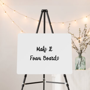 Create Your Brand Promotion 24" x 18" Round Foam Board