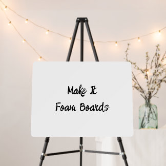 Create Your Brand Promotion 24" x 18" Round Foam Board