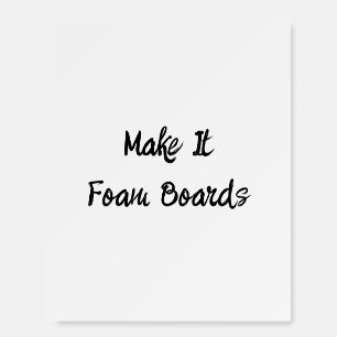 Create Your Brand Promotion 8" x 10" Square Foam Board