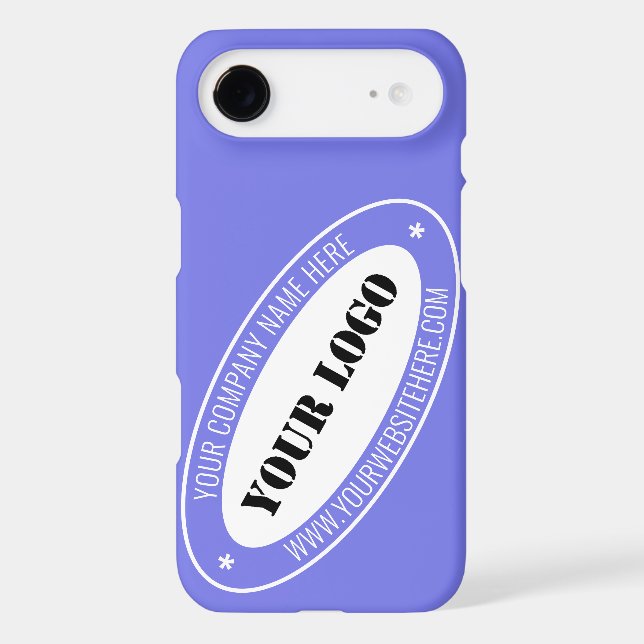 Create Your Branded Business iPhone Case Example (Back)