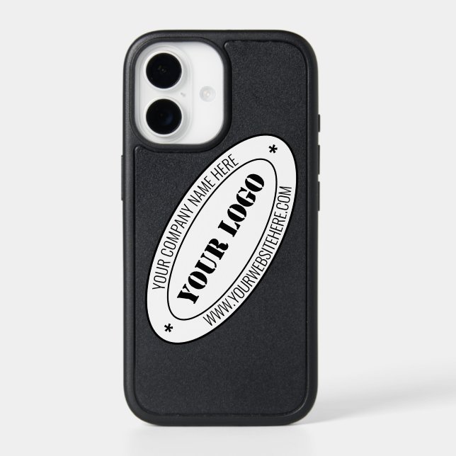 Create Your Branded Business iPhone Case Template (Back)