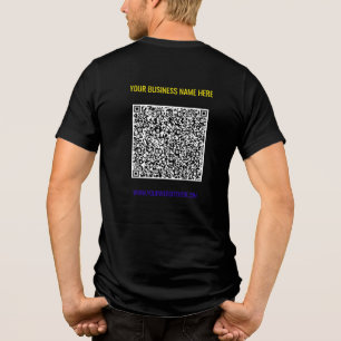 Create Your Branded Business QR Code Template Tri-Blend Shirt
