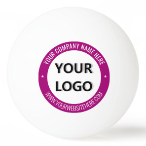 Create Your Branded Logo Ping Pong Balls Template