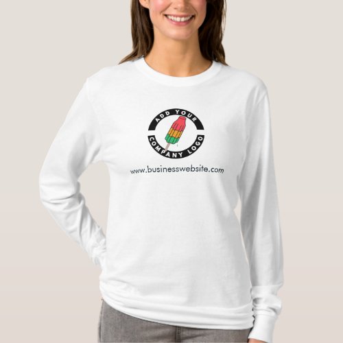 Create Your Business Logo and Website Address T_Shirt