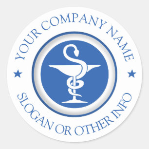 Create Your Business Logo Classic Round Sticker