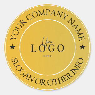 Create Your Business Logo Custom Classic Round Sti Classic Round Sticker