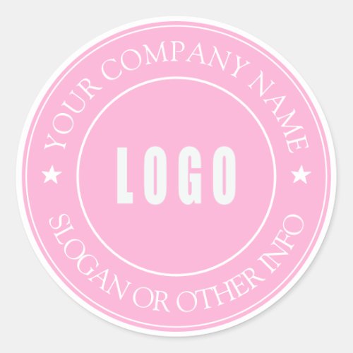 Create Your Business Logo Custom Classic Round Sti Classic Round Sticker