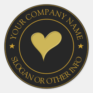 Create Your Business Logo Custom Classic Round Sti Sticker