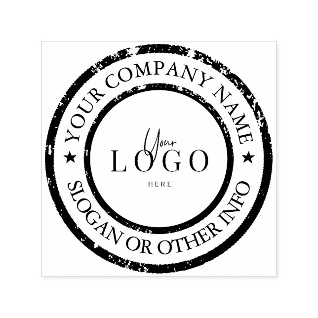 Create Your Business Logo Custom Self-inking Stamp (Design)