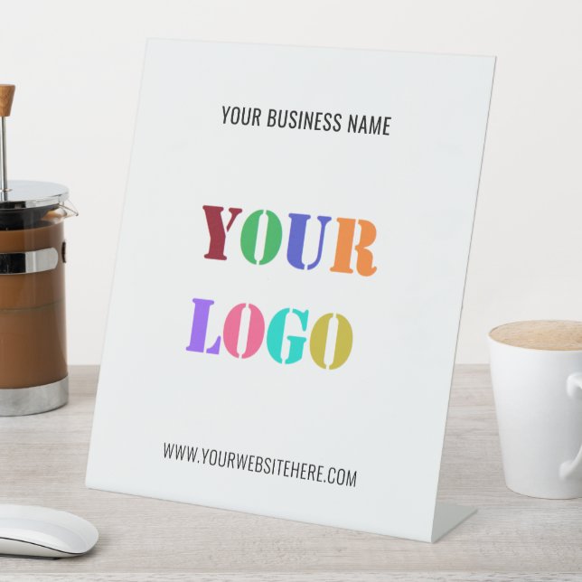 Create Your Business Name Pedestal Signs Template (In SItu)