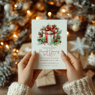 Create Your Christmas Present Opening Party Invite