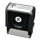 Create Your Company Logo Address Self-inking Stamp