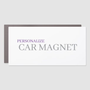 Create Your Custom 12" X 24" Rectangle Car Magnet