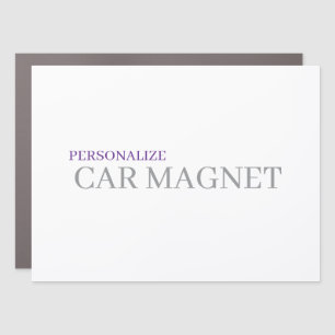 Create Your Custom 18" X 24" Rectangle Normal Car Magnet
