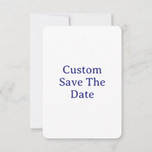 Create Your Custom 3.5" x 5" Save The Date