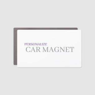 Create Your Custom 7" X 12" Rectangle Car Magnet