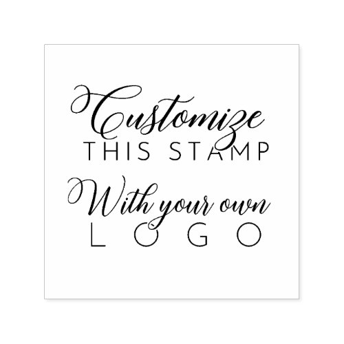 Create Your Custom Elegant Company Logo  Business Self_inking Stamp