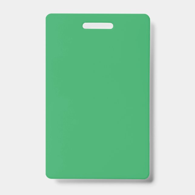 Create Your Custom Green Badge ID (Front)