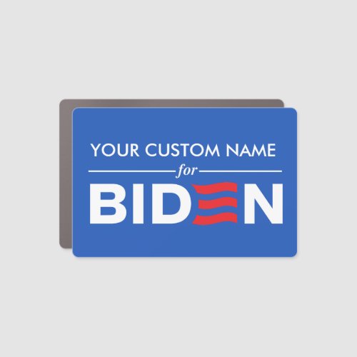 Create Your Custom Group Nam for Biden Harris 2024 Car Magnet