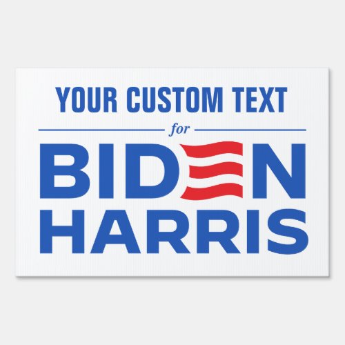 Create Your Custom Group Nam for Biden Harris 2024 Sign