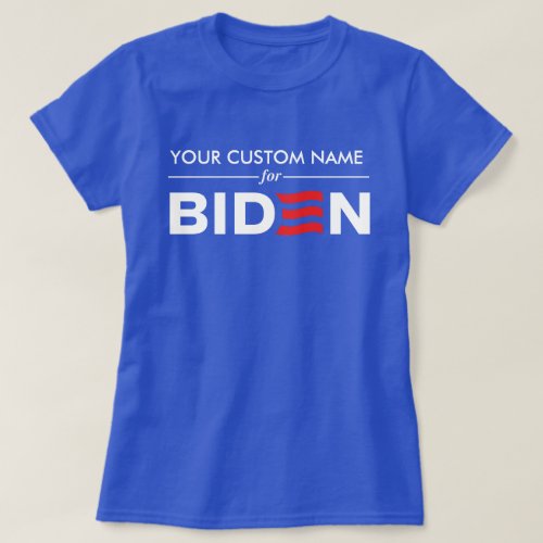 Create Your Custom Group Nam for Biden Harris 2024 T_Shirt