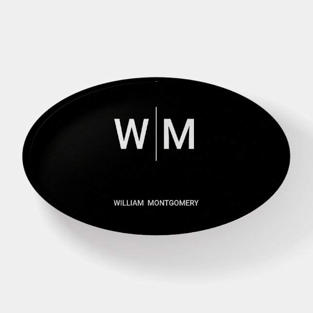 create your custom minimalist & elegantPaperweight Paperweight (Front)