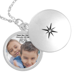 Create Your Custom Mother's Day Personalized Photo Locket Necklace