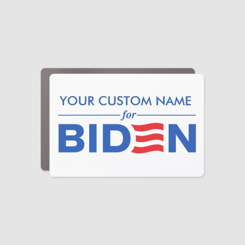 Create Your Custom Name for Biden Harris 2024 Car Magnet