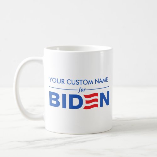 Create Your Custom Name for Biden Harris 2024 Coffee Mug