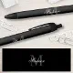 Create Your Custom Name Monogram Calligraphy Black Pen | Zazzle