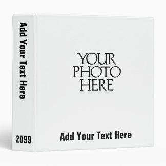 Create Your Custom Photo 3 Ring Binder