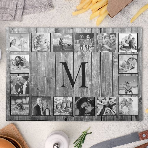 Create Your Custom Photo Collage Rustic Farmhouse Cloth Placemat