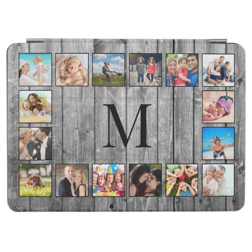Create Your Custom Photo Collage Rustic Farmhouse iPad Air Cover