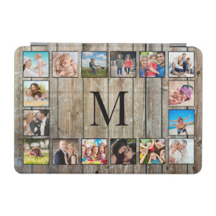 Create Your Custom Photo Collage Rustic Farmhouse iPad Mini Cover