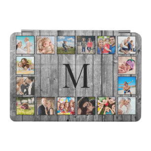 Create Your Custom Photo Collage Rustic Farmhouse iPad Mini Cover