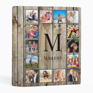 Create Your Custom Photo Collage Rustic Farmhouse Mini Binder