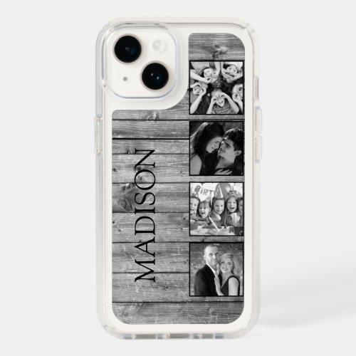 Create Your Custom Photo Collage Rustic Farmhouse Speck iPhone 14 Case