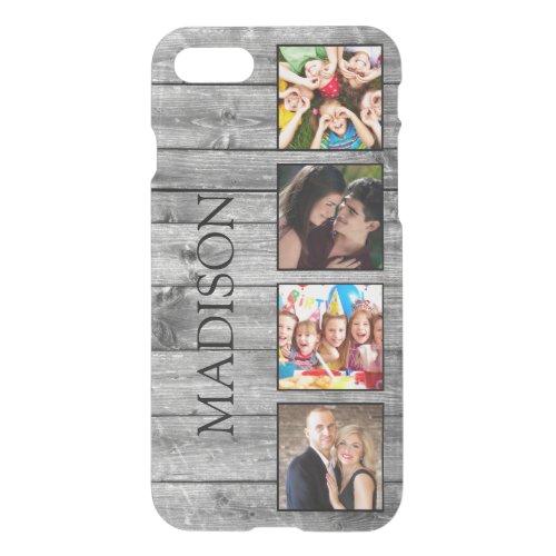Create Your Custom Photo Collage Rustic Farmhouse iPhone SE87 Case