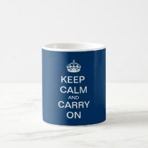 Create Your Custom Text "Keep Calm and Carry On"! Coffee Mug