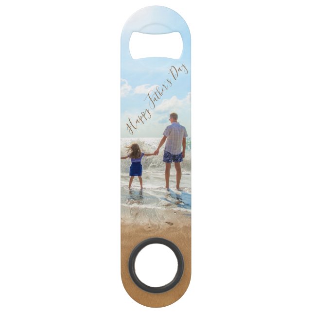 Create Your Dad Photo Bar Key Father's Day Gift (Front)