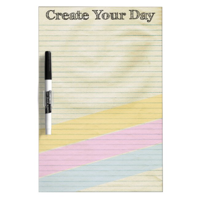 Create Your Day Dry Erase Board (Front)