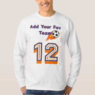 Create your Favorite Team Name 12 Football Soccer T-Shirt