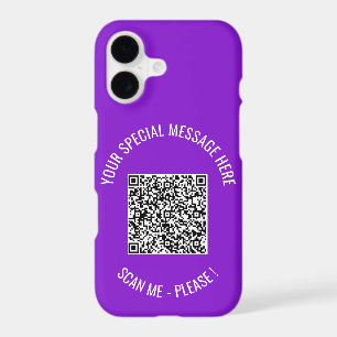 Create Your Funny QR Code iPhone Case Custom Text