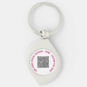 Create Your Funny QR Code Keychain Gift Template